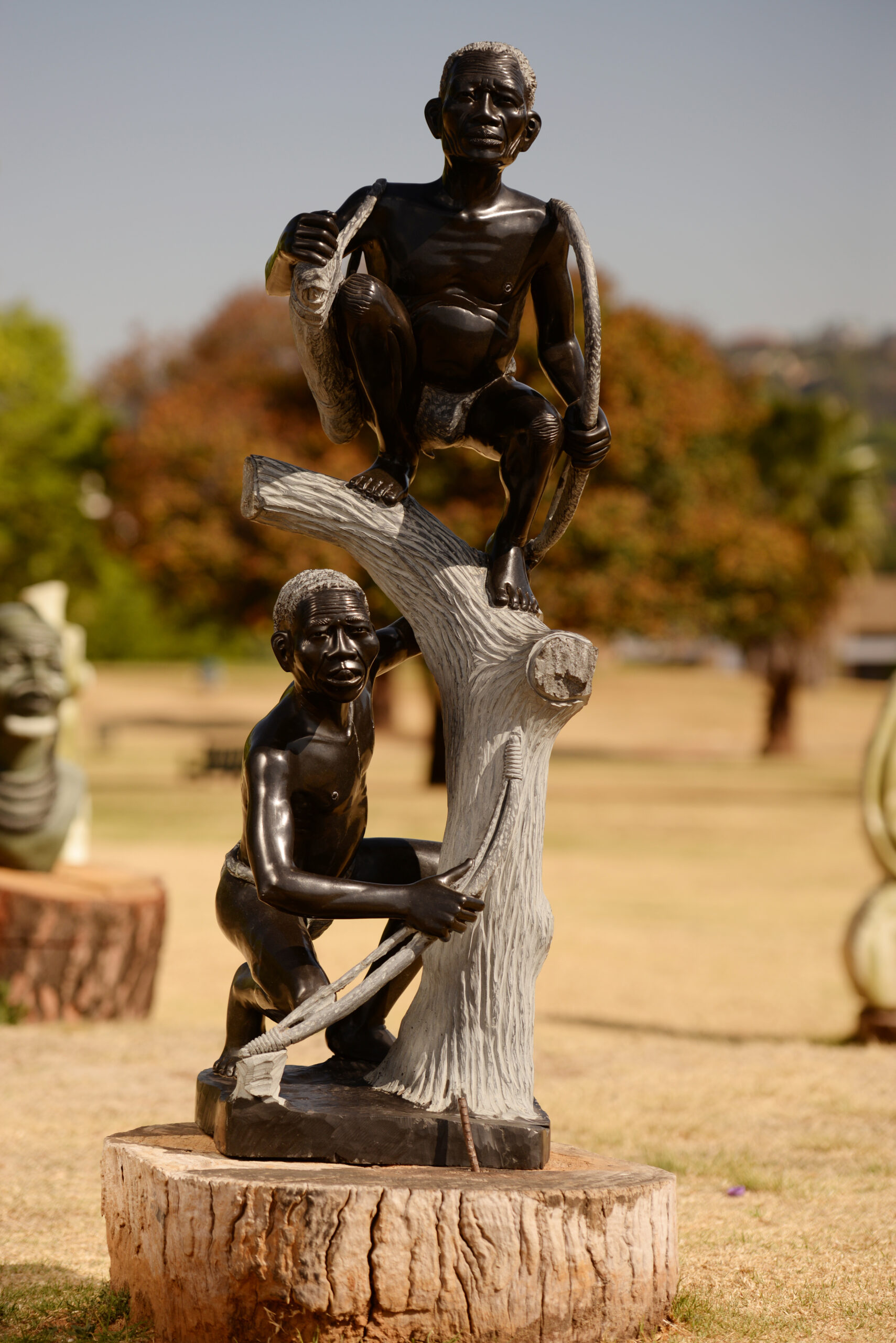 DSC_0494-scaled-1.jpg African Marble statue - Image 1
